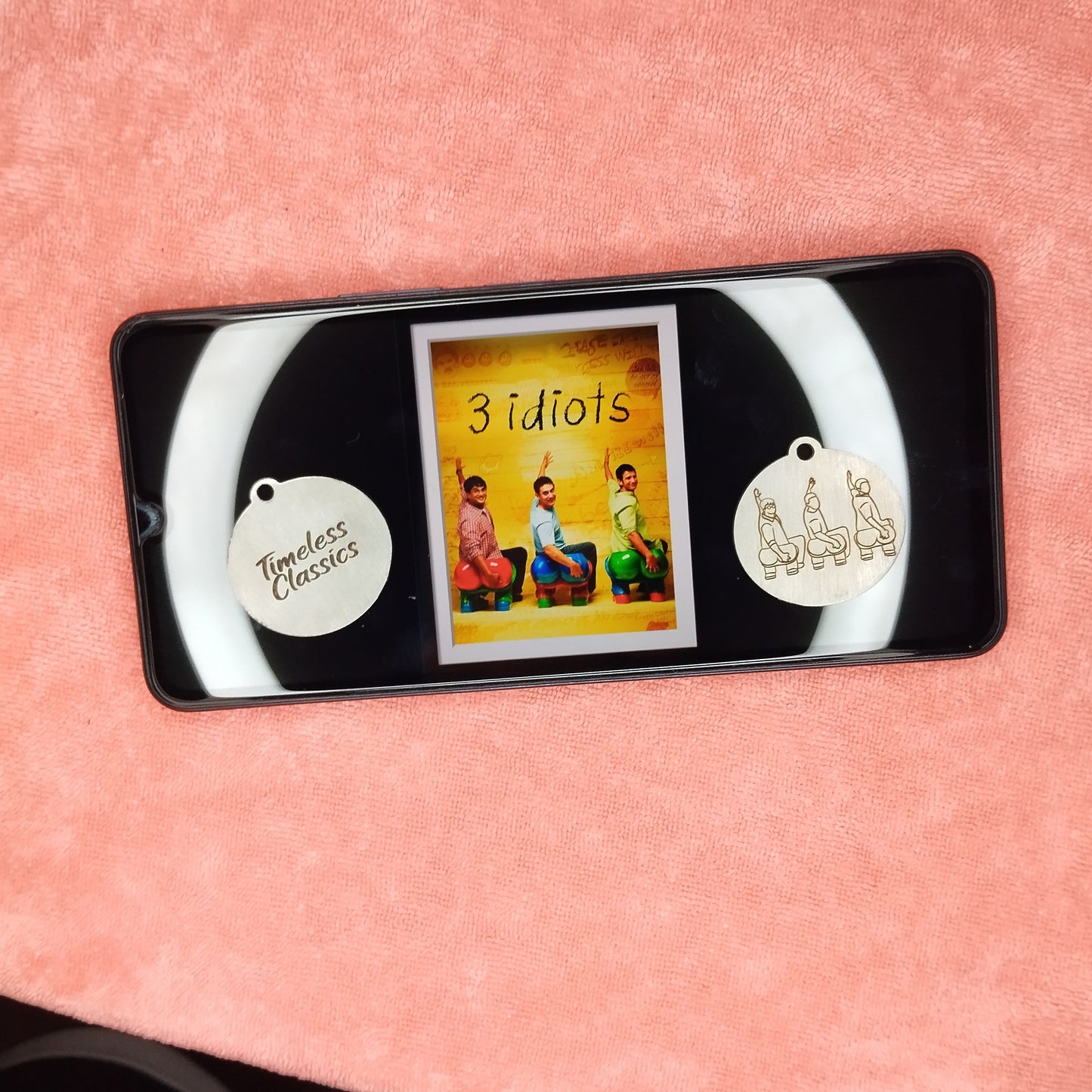 Personalized Silver Circle Pendant