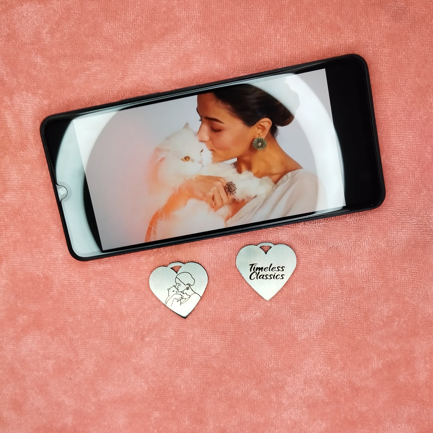 Personalized Silver Heart Pendant
