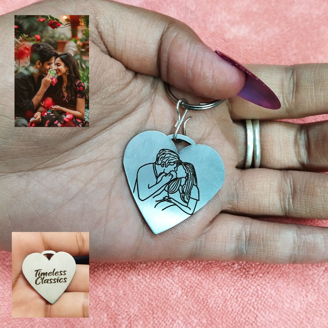 Personalized Silver Heart Pendant