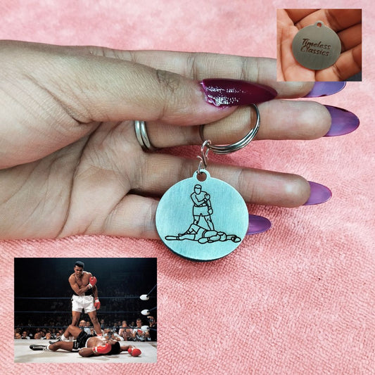 Personalized Silver Circle Pendant